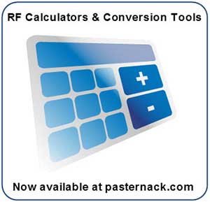 RF Calculators and Conversion Tools at Pasternack.com